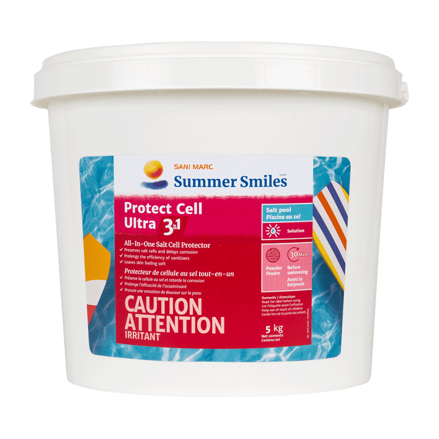 Summer Smiles Protect Cell Ultra 3-in-1 - Advanced Salt Cell Protector, Scale Inhibitor & Metal Control(5 kg)