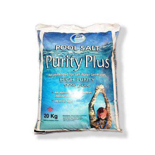 Purity Plus Pool Salt (20 kg) - High-Purity Salt for Saltwater Chlorination Systems