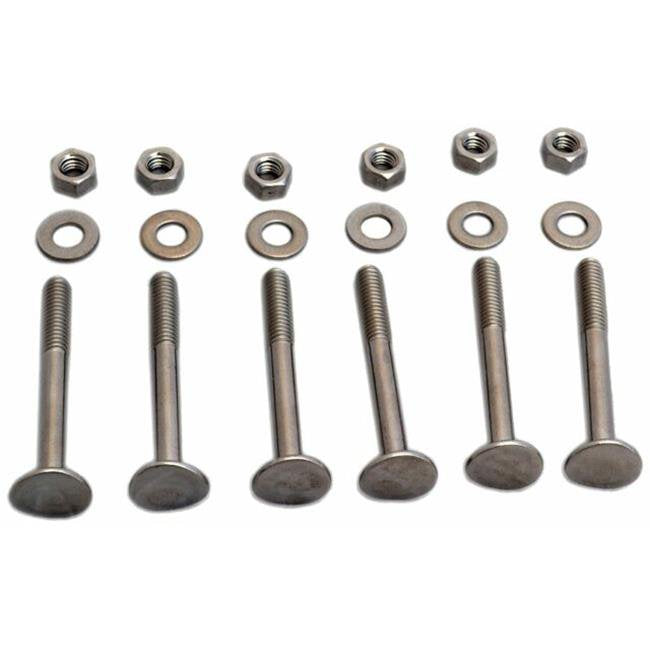 Saddle Clamp Hardware – 6-Pack of Bolts & Nuts for Pool Equipment Installation