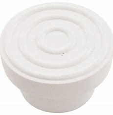 White Rubber Ladder Bumper – Male End (1 Pack) for Inground Pools
