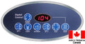 Correct Tech 1-630A Control Panel – 3" x 6" 7-Button Keypad (For Obara Spa CTI / Board 4-10-1503D91)