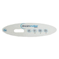 Dreamaker 4-Button Spa Keypad Overlay – 4 1/8" x 1 3/8" Replacement Label
