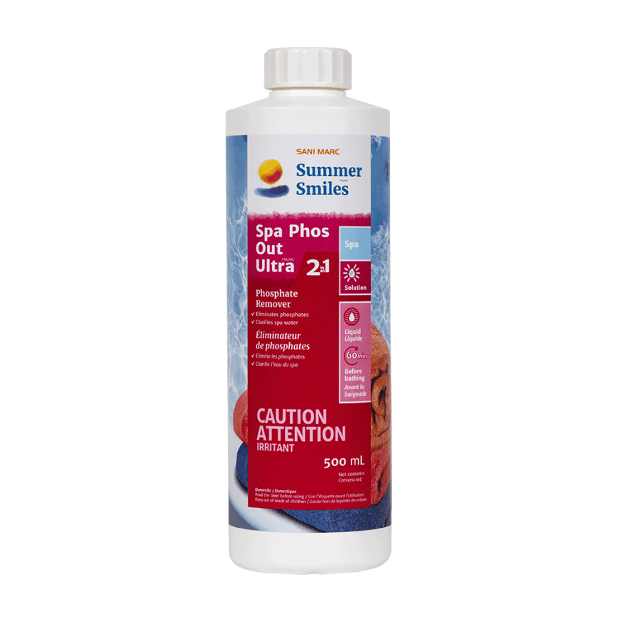 Summer Smiles Spa Phos Out Ultra 2-in-1 - Phosphate Remover & Clarifier for Spa Water (500 ml)