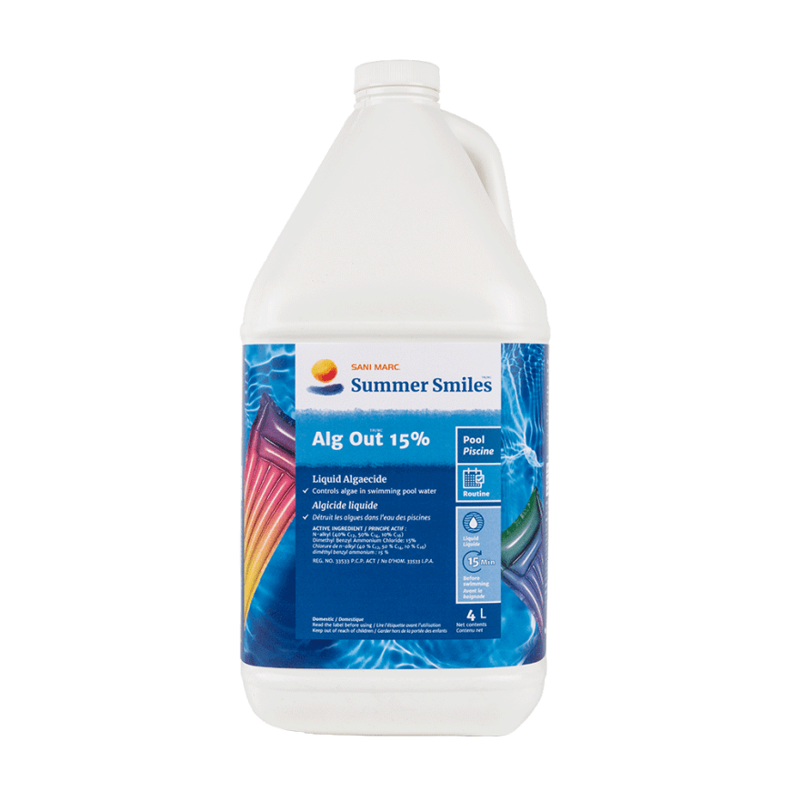 Summer Smiles Alg Out 15 – Algaecide for Pools (4 L)