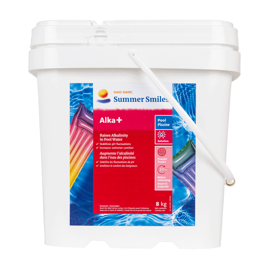 Summer Smiles Alka + – Total Alkalinity Increaser for Pools (8 kg)