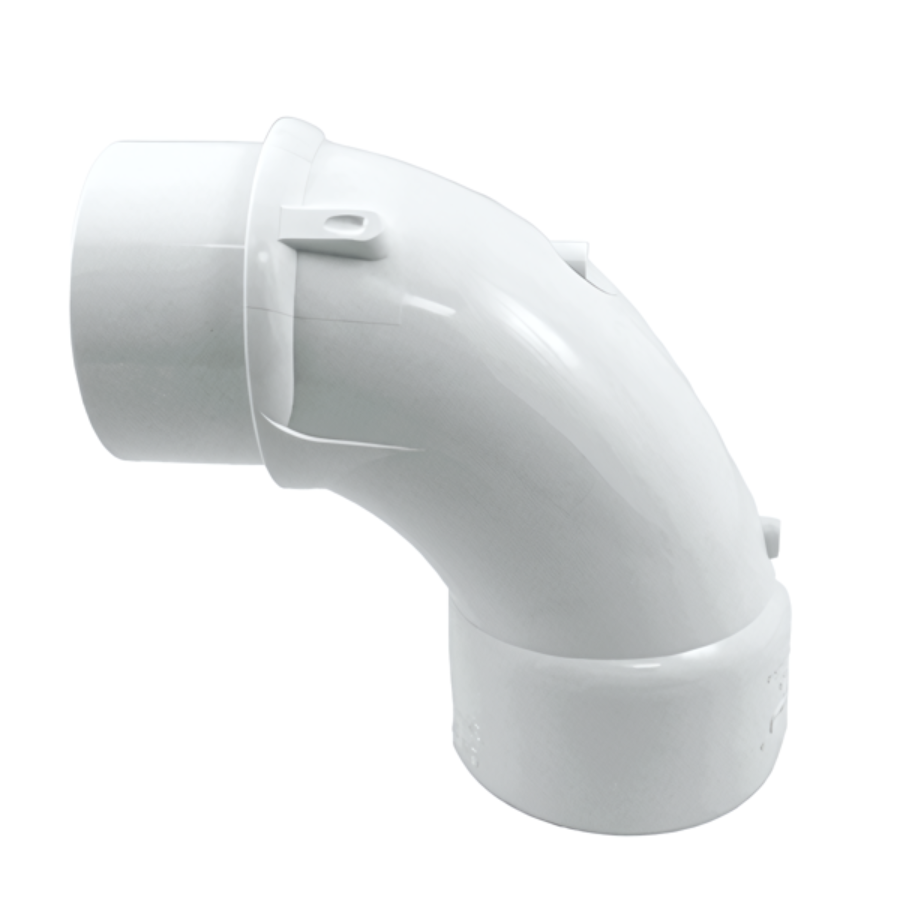 PVC 2" Sweep Elbow – 2" Socket x 2" Spigot