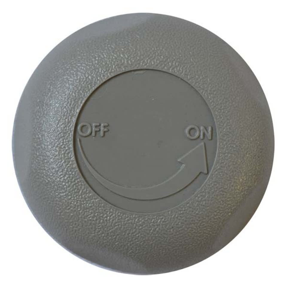 Waterway On/Off Valve Cover – Grey Replacement Cap