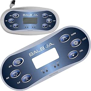 Balboa Overlay 11877 for VL620S Keypad (6-Button Topside Overlay)