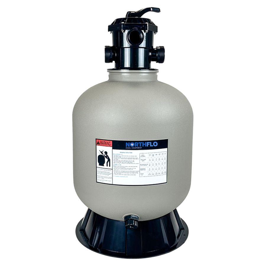 NorthFlo 22" Top Mount Sand Filter with 6-Way Valve