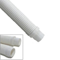 Auto Cleaner Hose 4' x 1½" - White Replacement Hose with Male/Female Cuffs
