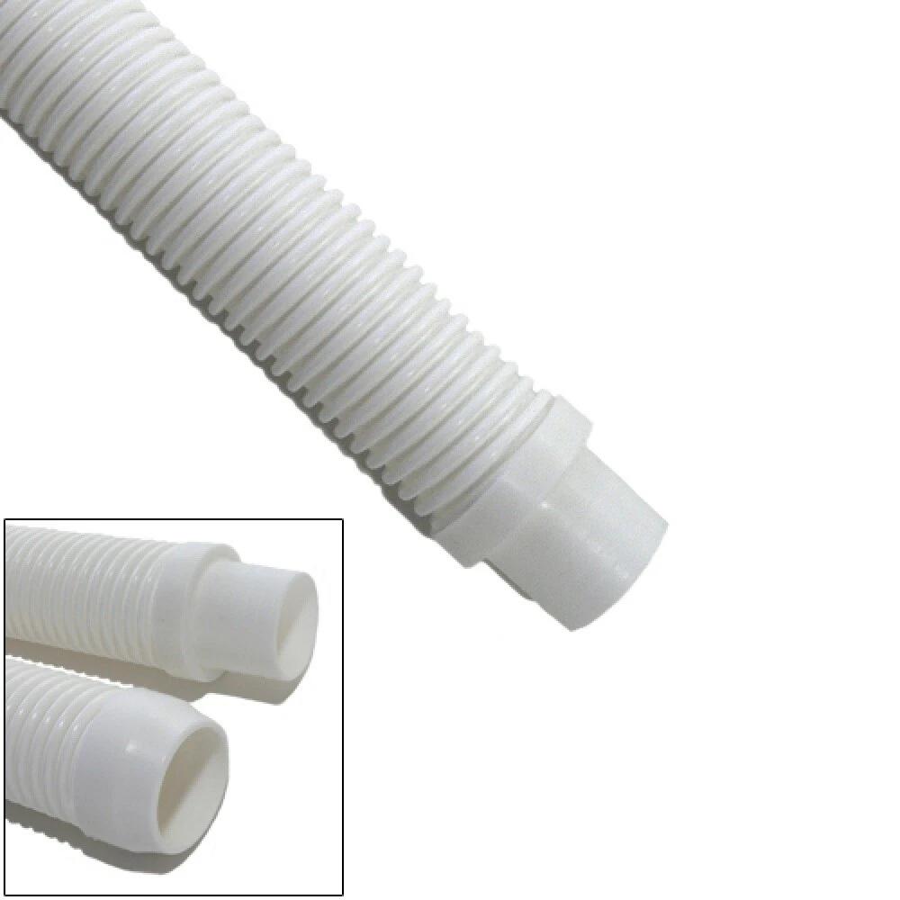 Auto Cleaner Hose 4' x 1½" - White Replacement Hose with Male/Female Cuffs