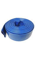 1.5" x 100' Dark Blue Extra Heavy-Duty Backwash Hose – Commercial-Grade Performance