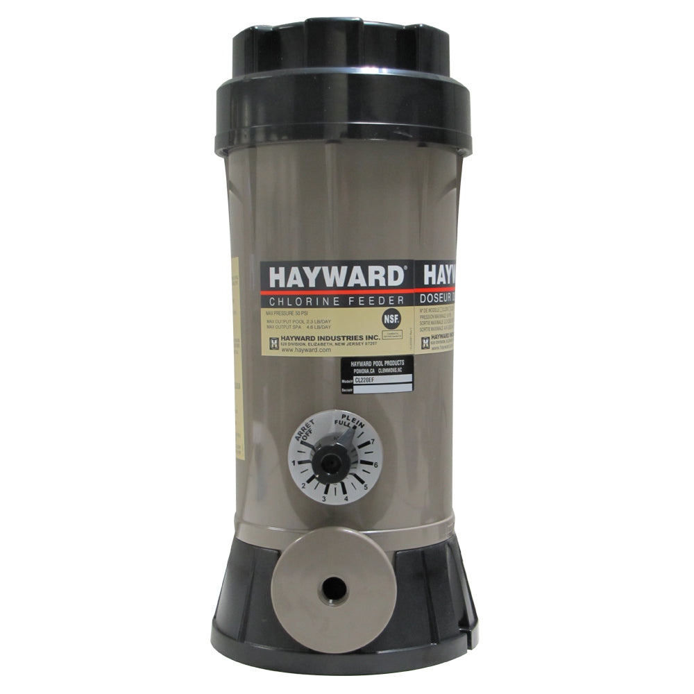 Hayward CL220EF Automatic Chlorine Feeder – Offline Pool Chlorinator