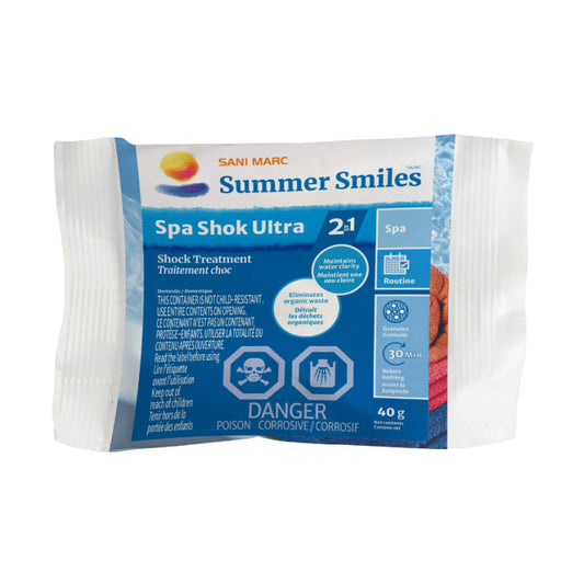 Summer Smiles Spa Shok Ultra 2 in 1 (12 x 40 g)