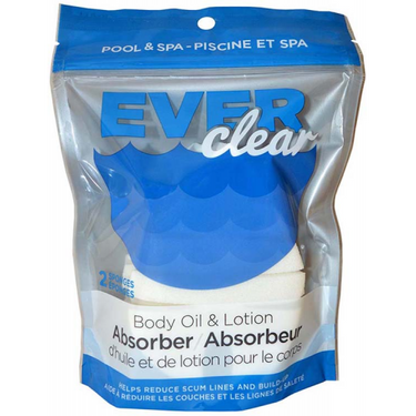 Everclear Body Oil & Lotion Absorber – Floating Spa & Pool Scum Eliminator