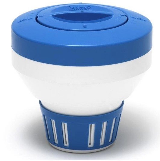 Floating Chlorine Dispenser for 3" Tablets - Easy, Hassle-Free Pool Sanitizing