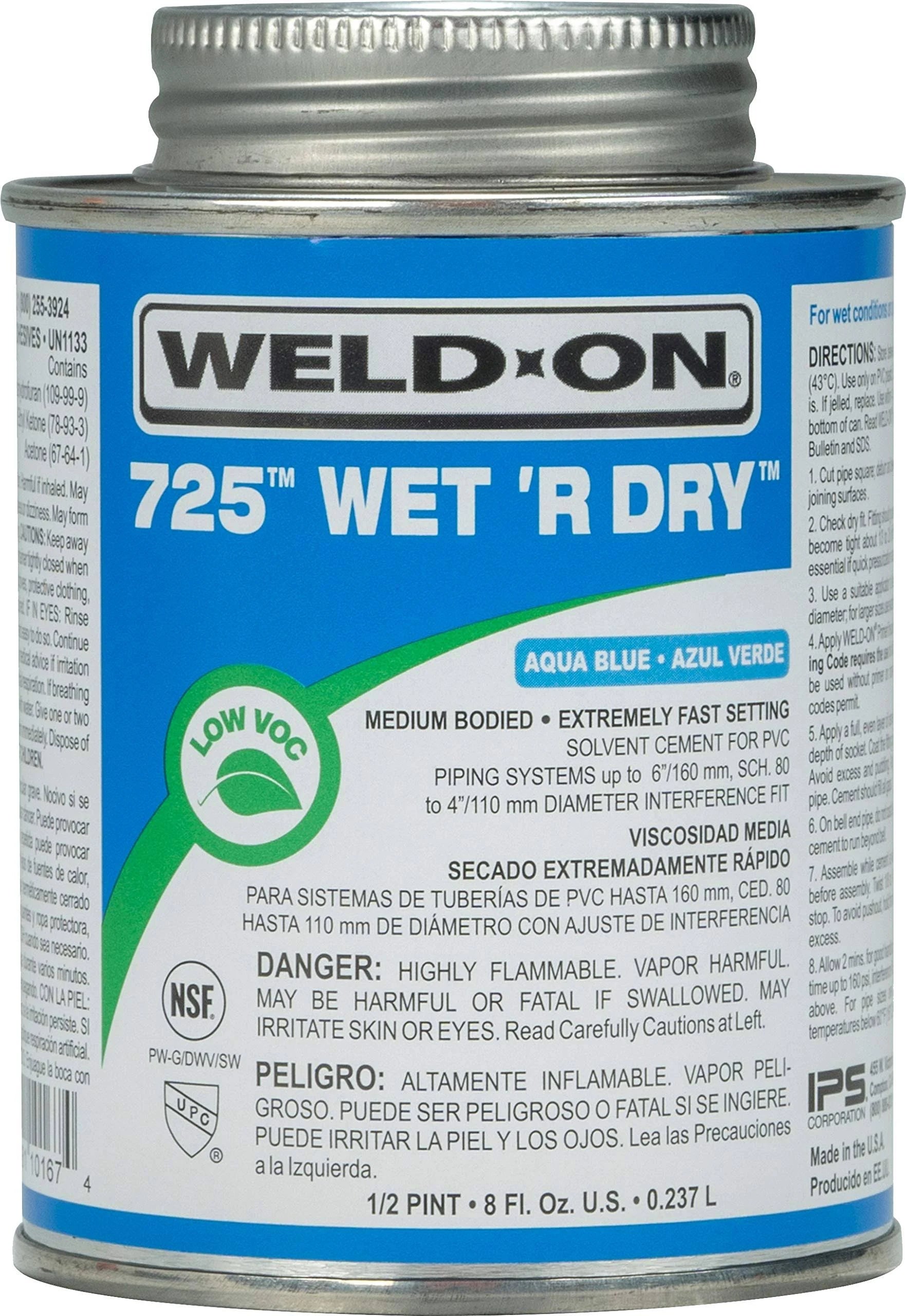 Wet R Dry PVC Cement