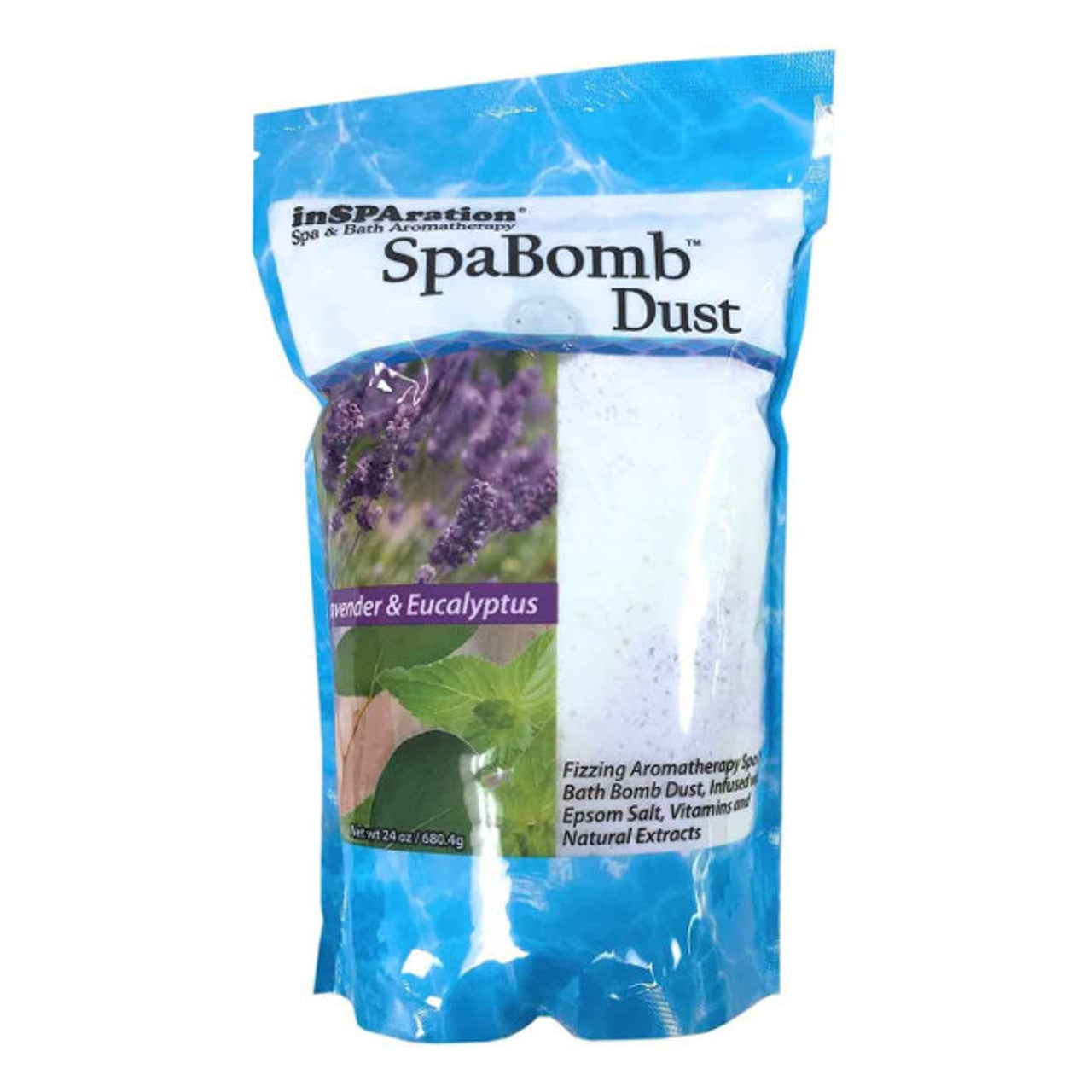 SpaBomb Dust – Lavender & Eucalyptus Aromatherapy Crystals (1.5 lb)