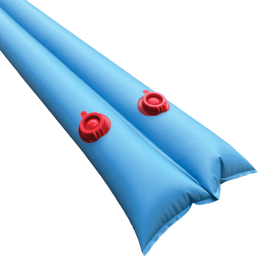 8"  Double Water Tube for Winter Pool Covers – Heavy-Duty Blue