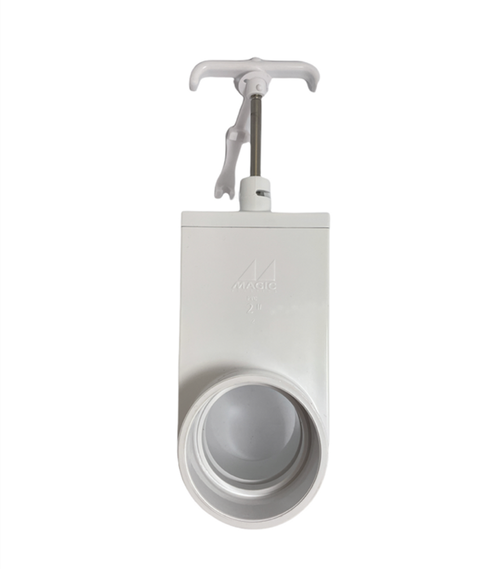 2" PVC Knife Valve – Magic Unibody Slip x Spigot