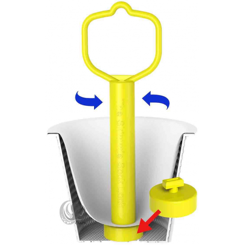 Skimmie Sock Lock – Secure Skimmer Sock Holder for Easy Pool Maintenance