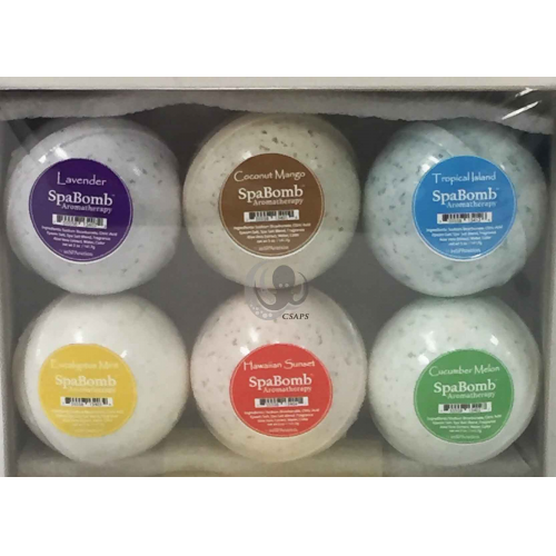 inSPAration SpaBomb 6-Pack – Aromatherapy Gift Box for Spas & Hot Tubs