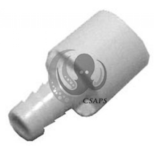 PVC Barb Adapter – 1/2" Spigot x 3/8" Barb Hose Connector