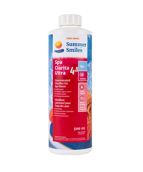 Summer Smiles Spa Clarita Ultra 4-in-1 – Advanced Clarifier for Spas (500 ml)