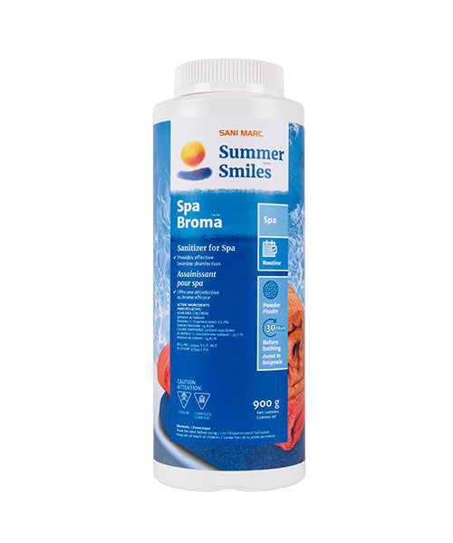 Summer Smiles Spa Broma – Bromine Sanitizer for Spas & Hot Tubs (900 g)
