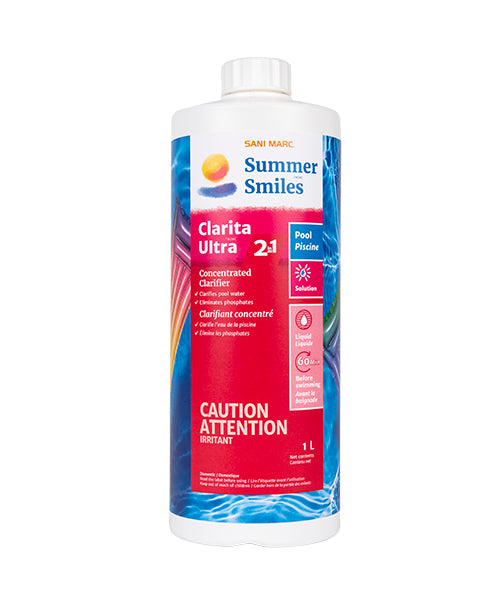 Summer Smiles Clarita 2-in-1 – Pool Clarifier & Flocculant (1 L)