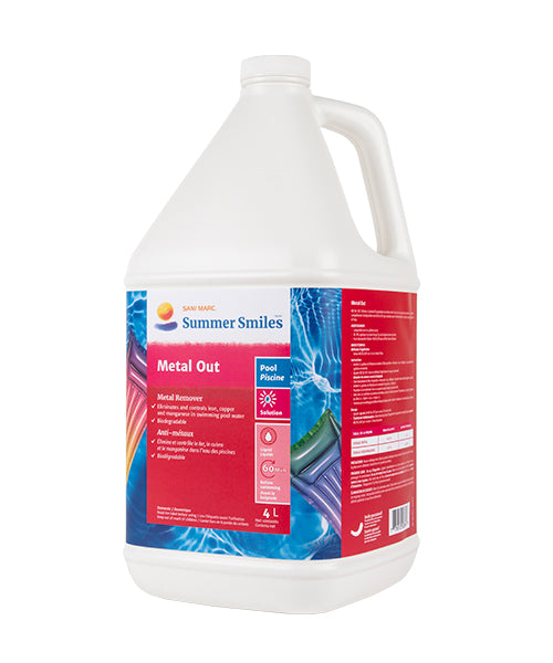 Summer Smiles Metal Out – Stain & Scale Preventer for Pools (1 L)