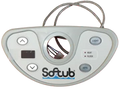 Softub Topside Control Panel with Light – P7 / P8 Replacement (Model 2029)
