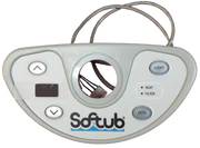 Softub Topside Control Panel with Light – P7/P8 (Model 3059)