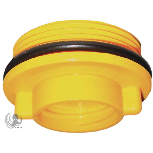 Yellow Winter Plug – 1-1/2" With O-Ring Pool & Spa Winterizing Plug