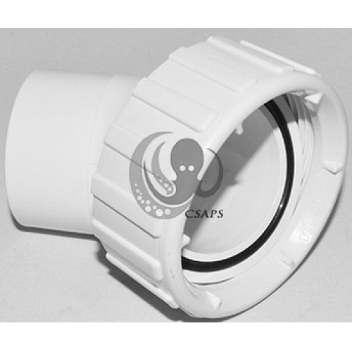 45° Sweep Union 2" Spigot PVC – Serviceable Pump Union Elbow