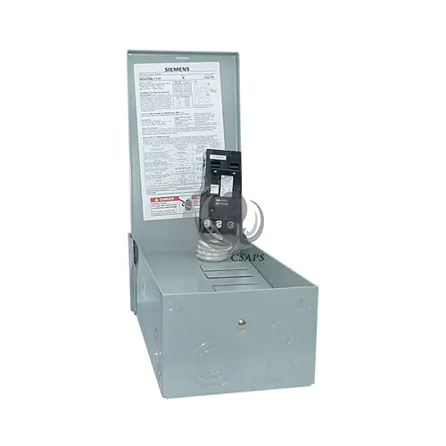 Siemens GFCI – 50 Amp with 3R Outdoor Enclosure (Part #15-250, Red Code)