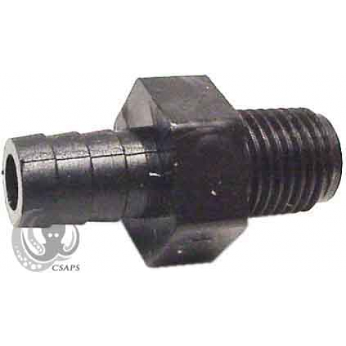 672-4350 Barbed Adapter – 3/8" Hose Barb x 1/4" MPT Fitting