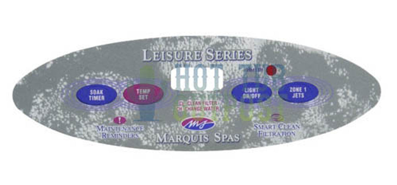 Marquis Overlay MS-650-0490 – 4-Button Leisure Panel (2000 Model)