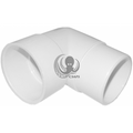 Elbow Fitting – 2" Slip x 2" Spigot x 1/2" FPT 90° PVC