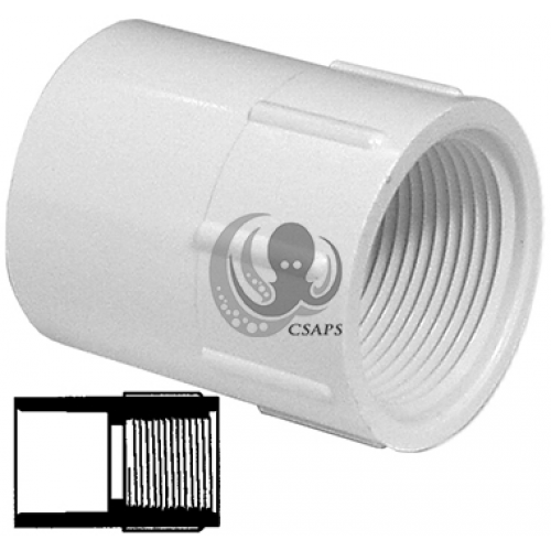 1.5" PVC Female Adapter – FPT x Slip
