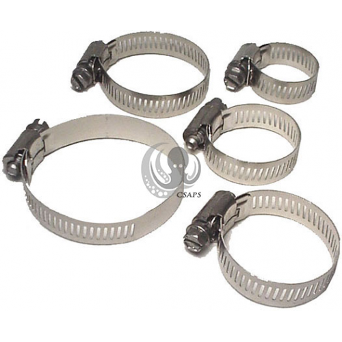 1-1/2" 24SS Stainless Steel Clamp – Heavy-Duty Hose Clamp for Pool & Spa Plumbing