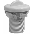 1" Air Control Valve – Top Draw, White, 1-5/8" Hole Size