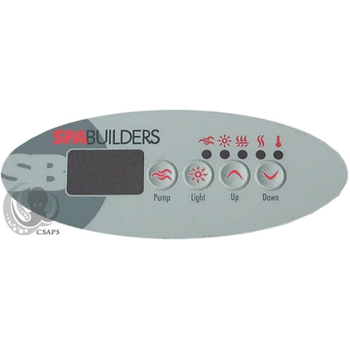 Gecko Overlay – Single Pump Control Panel Decal (GK-9916-100131)
