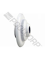 1.5" MPT x 0.75" White Flanged Eyeball Fitting – Directional Return Jet