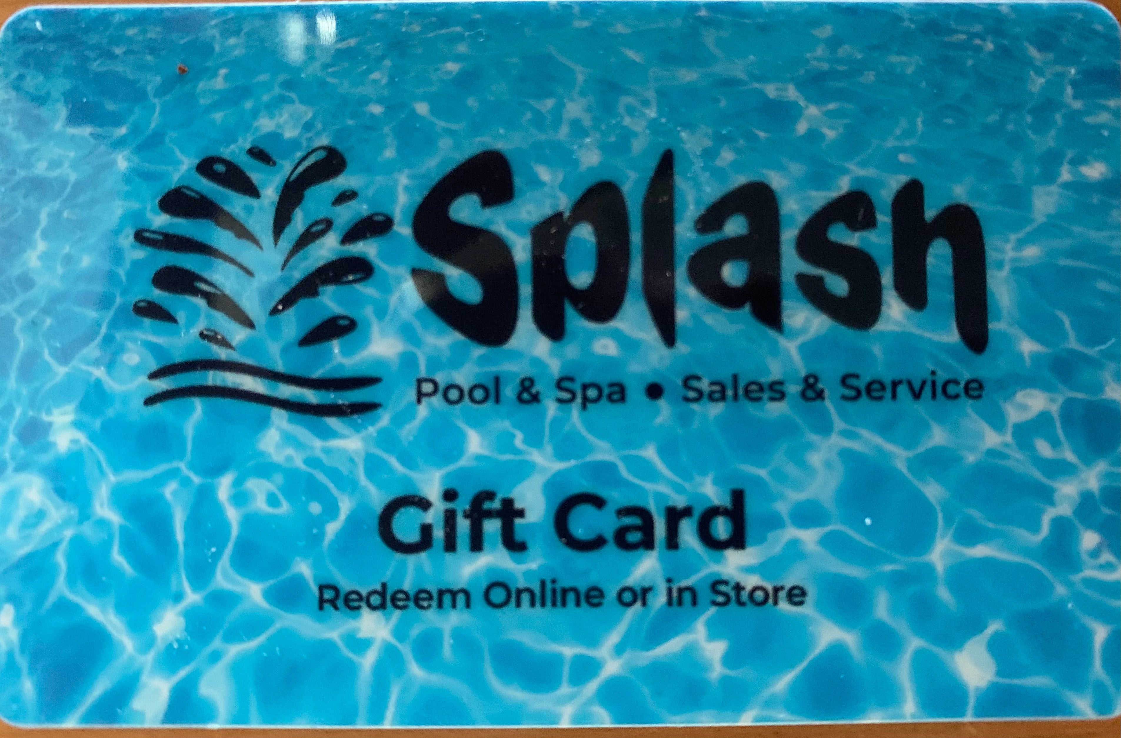 Splash Pool & Spa Gift Card – The Perfect Gift for Pool & Hot Tub Lovers