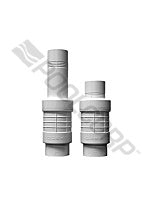 LAS-56-8204 Lasco Ultra-Fix Coupling – 1 1/2" Socket x 1 1/2" Spigot