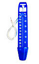 PS050 Deluxe Series Blue Dip-N-Read Thermometer with Cord – Accurate Floating Pool & Spa Thermometer