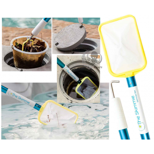 The Skimmie Skimmer Net – Handheld Tool for Clean, No-Mess Skimmer Basket Maintenance