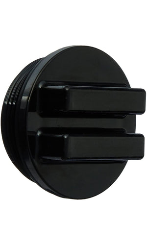 Hayward SP1022CBLK Drain Plug with O-Ring – 1 1/2" Threaded, Black