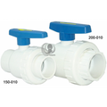 PVC Ball Valve – 1 1/2" - Slip x Slip